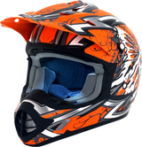 AFX FX-17 Motorcycle Helmet - Butterfly - Matte Orange - Large 0110-7114