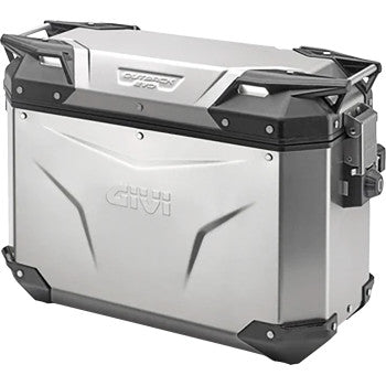 Maleta lateral derecha GIVI Outback Evo de 37 litros, color plata (OBKE37ARA) 
