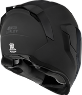 ICON Airflite™ Motorcycle Helmet - Dark - Rubatone - Large 0101-16669