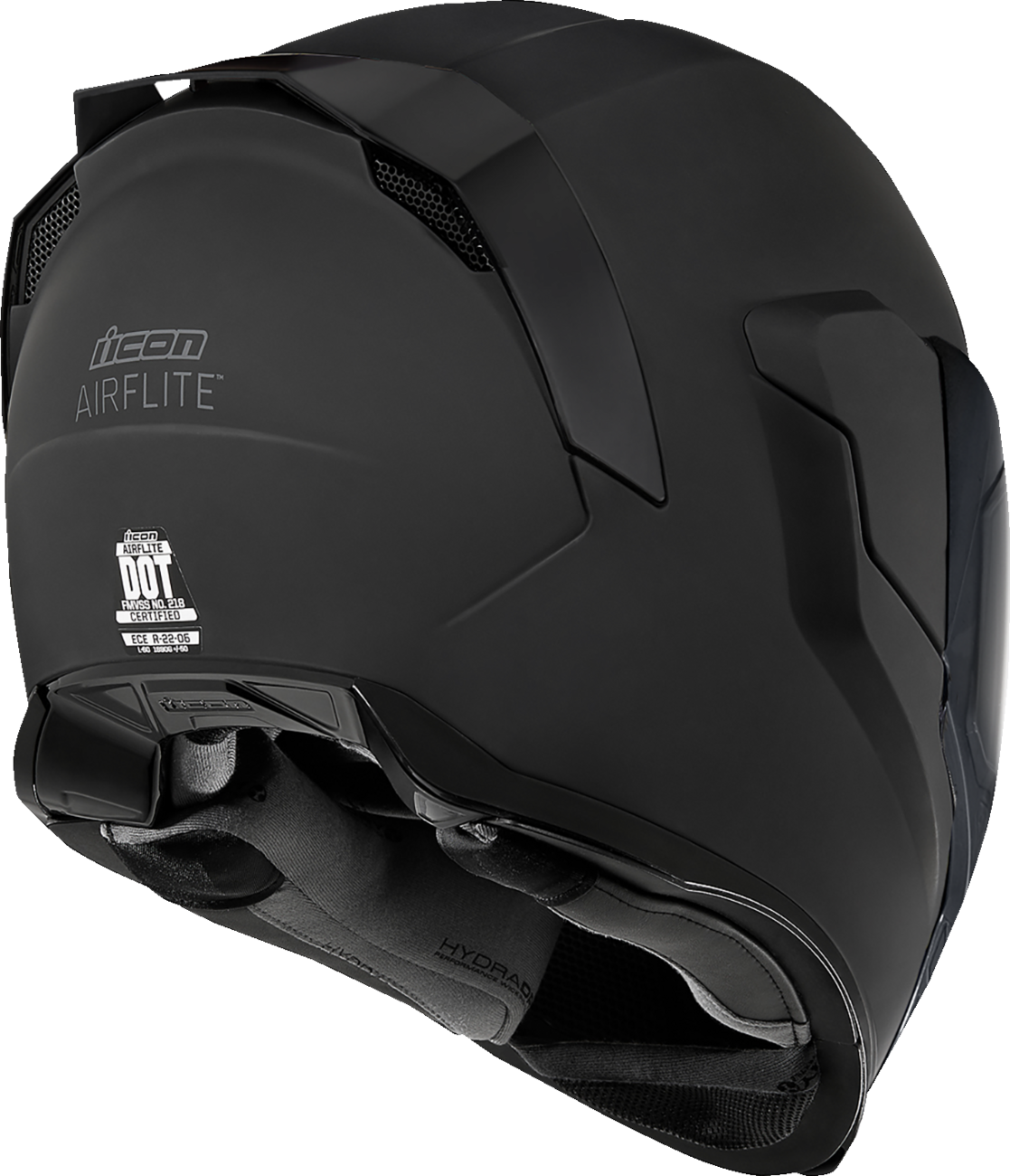 icon airflight full face helmet ICON Airflite™ Motorcycle Helmet - Dark - Rubatone