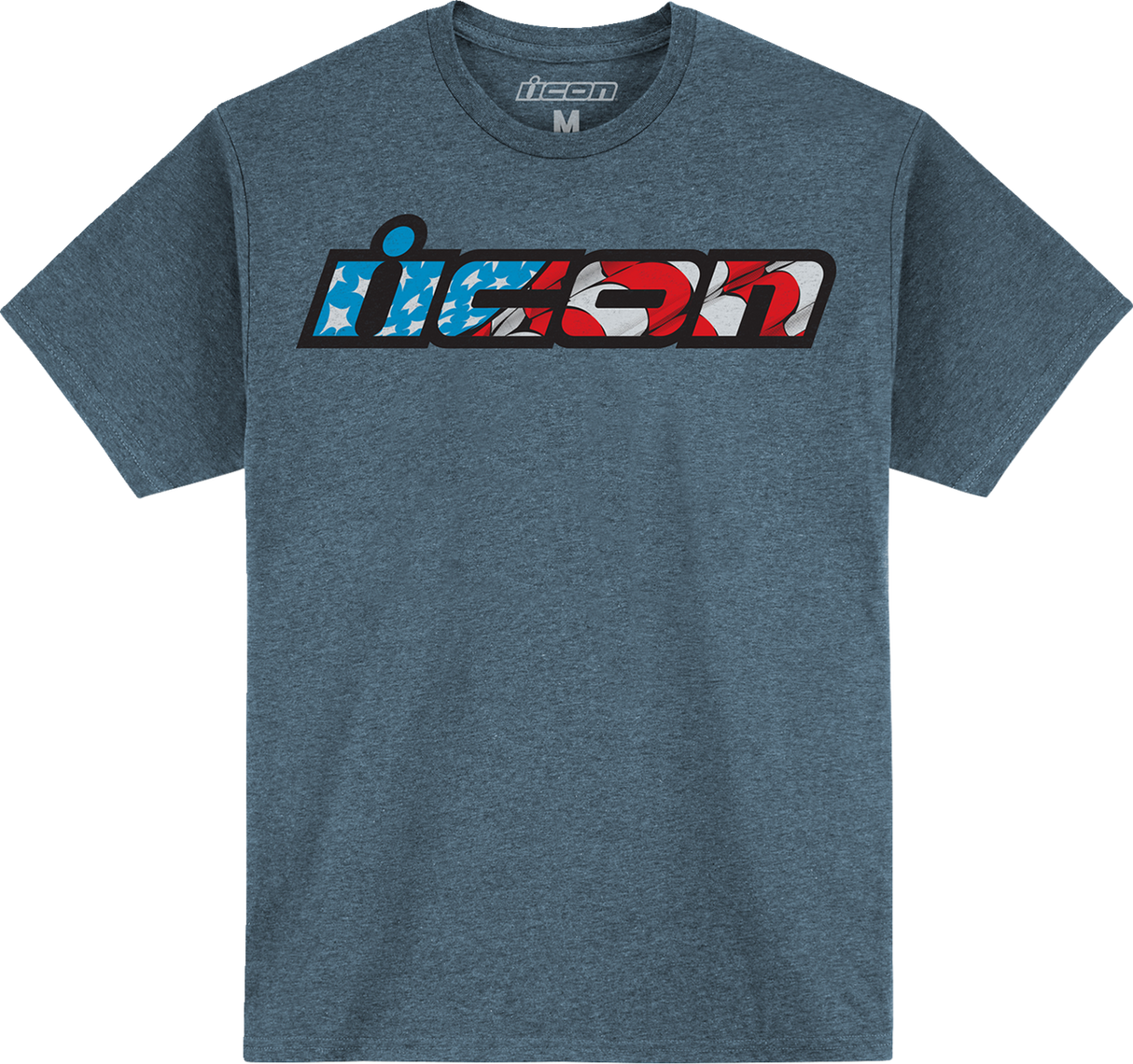 Camiseta ICON Old Glory™ - Negro jaspeado jade - Talla mediana 3030-21960