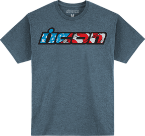 ICON Old Glory™ T-Shirt - Jade Heather Black - Medium 3030-21960