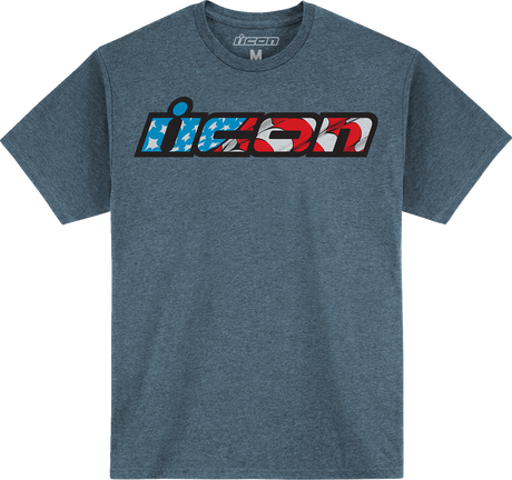 ICON Old Glory™ T-Shirt - Jade Heather Black - Medium 3030-21960