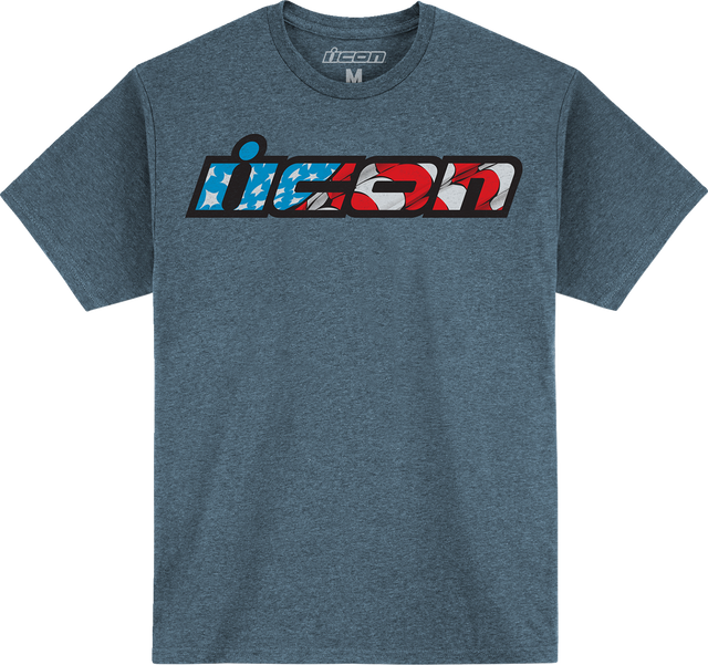 ICON Old Glory™ T-Shirt - Jade Heather Black - Medium 3030-21960