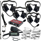 Kit de intercomunicador/radio y auriculares NAVATLAS - 4 asientos - Negro NI2RBHBK4 