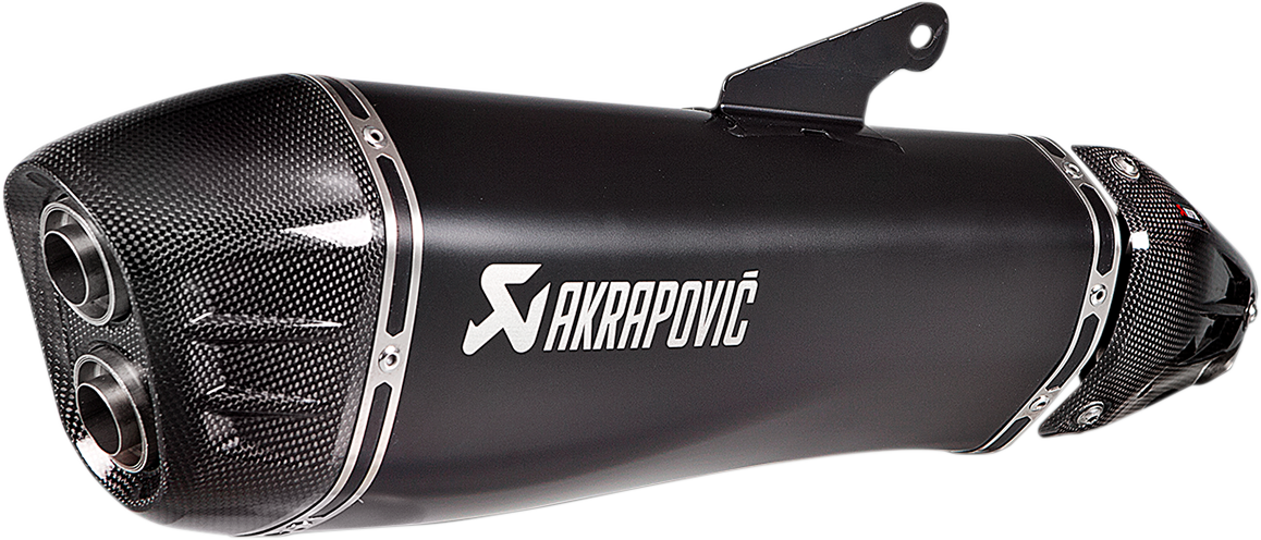 Escape Akrapovic Slip-On para Kawasaki Ninja H2 SX 2018-2021 en titanio negro y fibra de carbono S-K10SO21HRAABL