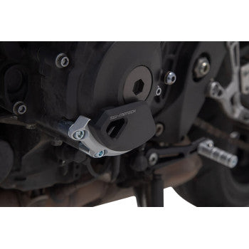 Protector de cárter de motor SW-MOTECH - Negro/Plateado - Yamaha - MT-10 2018-2024 MSS.06.564.10000 