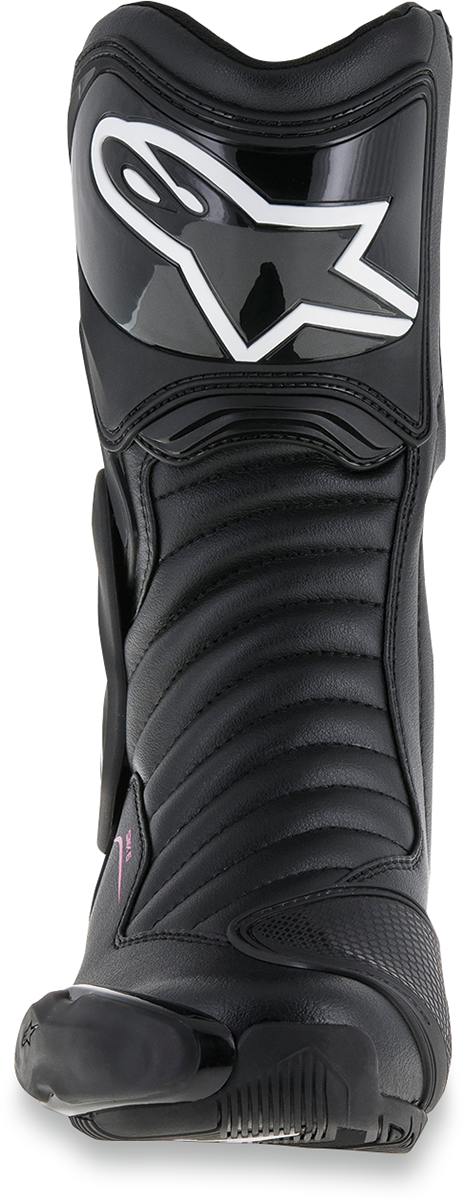 Botas ALPINESTARS SMX-6 v2 con ventilación para mujer - Negro/Rosa/Blanco - Talla 6 EE. UU. / 37 UE 2223117-1132-37