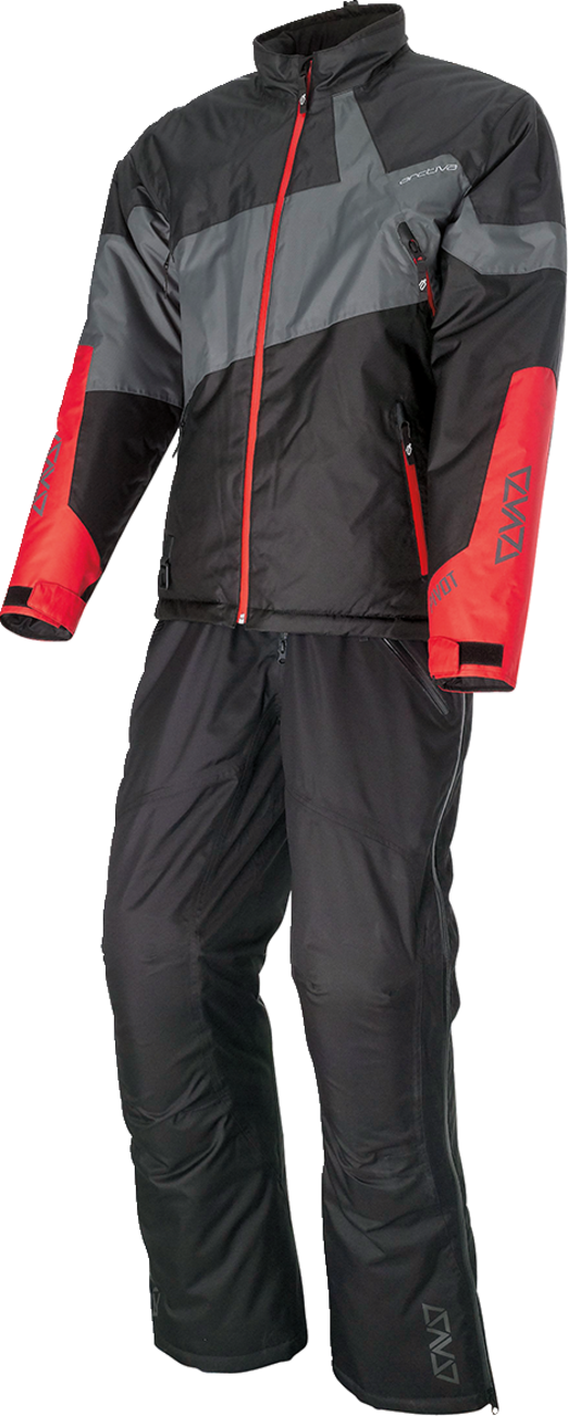 Chaqueta ARCTIVA Pivot 6 - Gris/Negro/Rojo - Mediana 3120-2107 