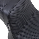 Asiento trasero LE PERA Tailwhip - Doble diamante - Negro - FXR '82-'00 L-588BW