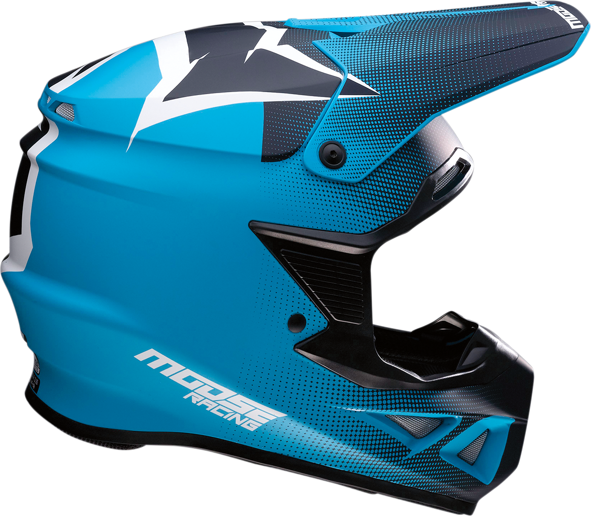 Casco MOOSE RACING FI - Agroid™ - MIPS® - Azul marino/Azul claro - XS 0110-6705 