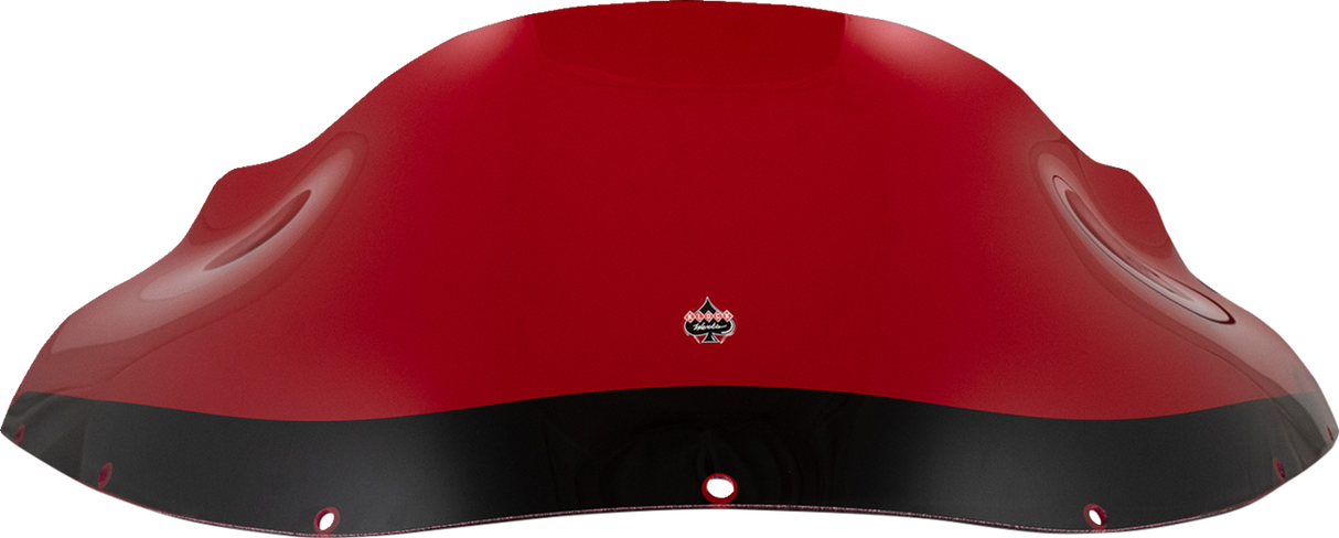 Parabrisas KLOCK WERKS Kolor Flare™ - 9" - Rojo - FXRP KWW-02-0614