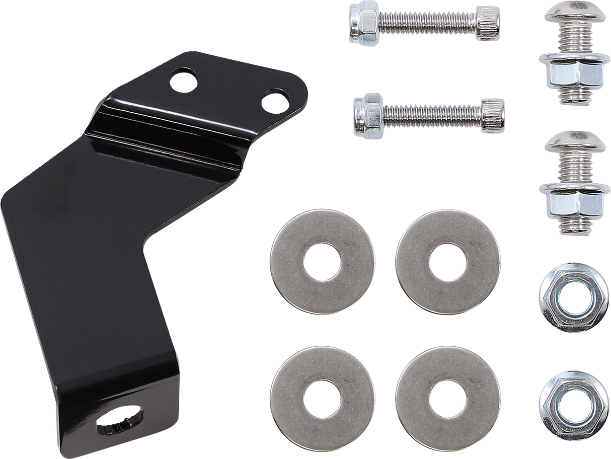 Soportes para alforjas DRAG SPECIALTIES - Cromados - 09-13FLT PROTECTORES CROMADOS/SOPORTES NEGROS 21058 