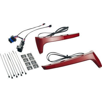 Luz de alforja CIRO - Lente roja - Indian 4R010 