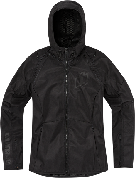 ICON Women's Airform Jacket - Black - Large 2822-1402