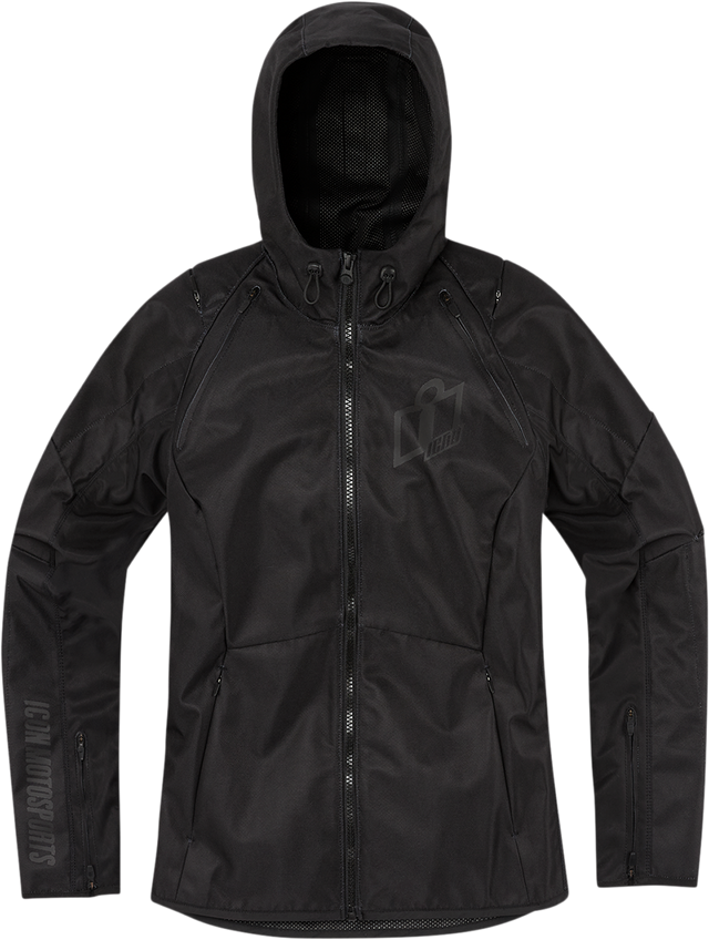 ICON Women's Airform Jacket - Black - Medium 2822-1401