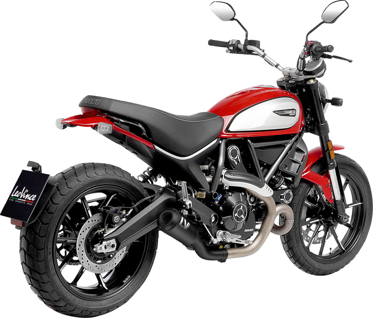 Silenciador deslizante LEOVINCE LV-10 - Negro completo 15250FB