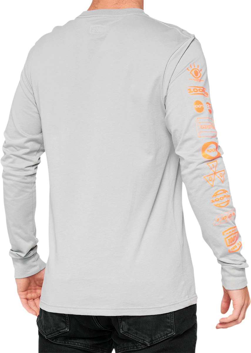 Camiseta de manga larga 100% Retro Future - Vapor - Talla pequeña 33007-404-10