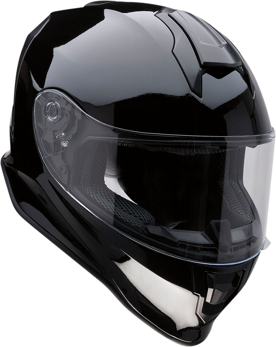 Casco de motocicleta Z1R Youth Warrant - Negro brillante - Grande 0102-0244 
