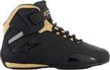 Zapatos ALPINESTARS Sektor para mujer - Negro/Champán - Talla 8 de EE. UU. 2515719-1090-8
