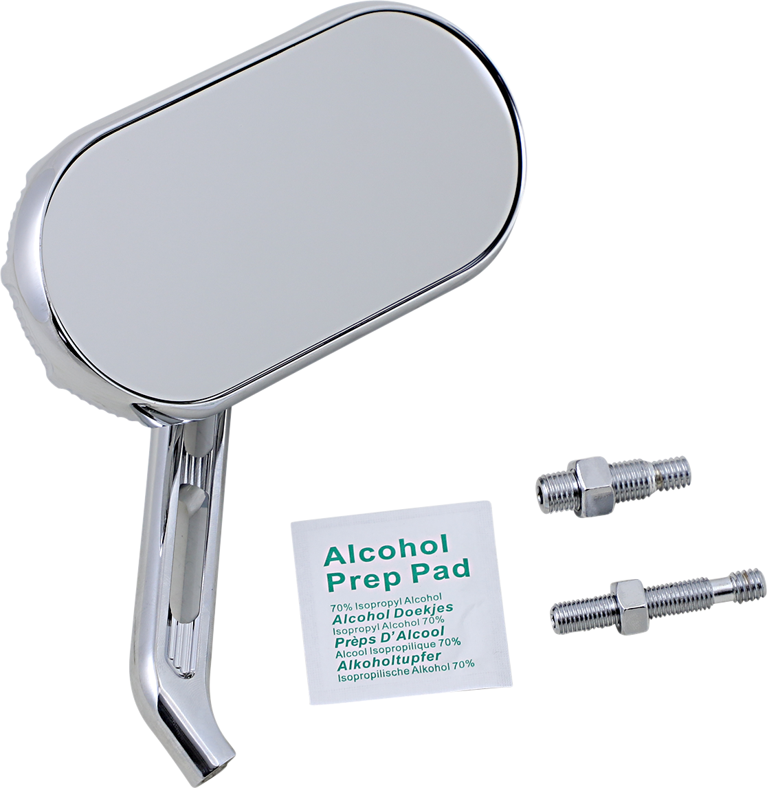 Espejo ARLEN NESS - Sidekick - Vista lateral - Ovalado - Cromado - Derecho 510-003 