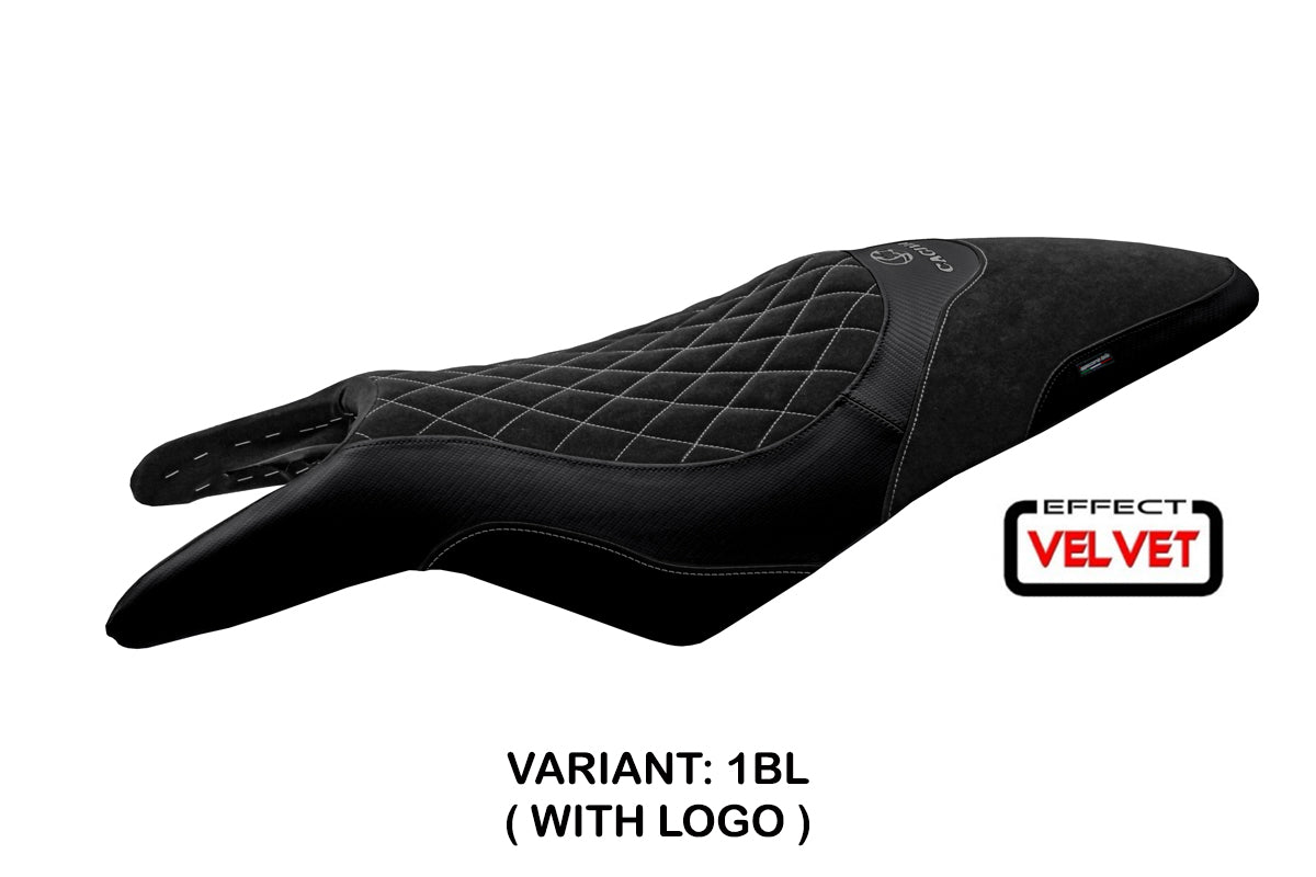 Funda Asiento Cagiva Raptor 650-1000 2000-2007 Tappezzeria Italia TPZ en Negro