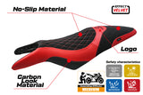 Cagiva Raptor 650-1000 2000-2007 Seat Cover Tappezzeria Italia TPZ in Red and Black