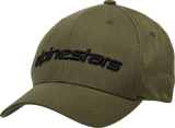 Gorra lineal ALPINESTARS - Militar/Negro - Talla pequeña/mediana 1230810056910SM