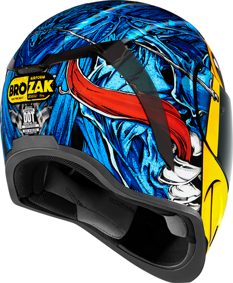 ICON Airform™ Motorcycle Helmet - MIPS® - Brozak - Blue - Small 0101-14931