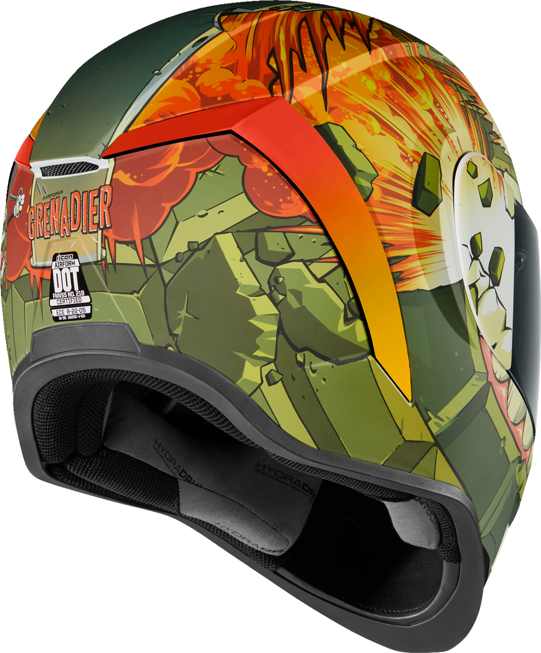 Casco ICON Airform™ - Grenadier - Verde - XS 0101-14741