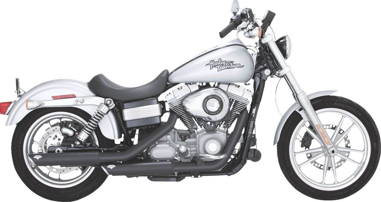 Silenciadores VANCE &amp; HINES Twin Slash Slip-On de 3" - Negro 46337 