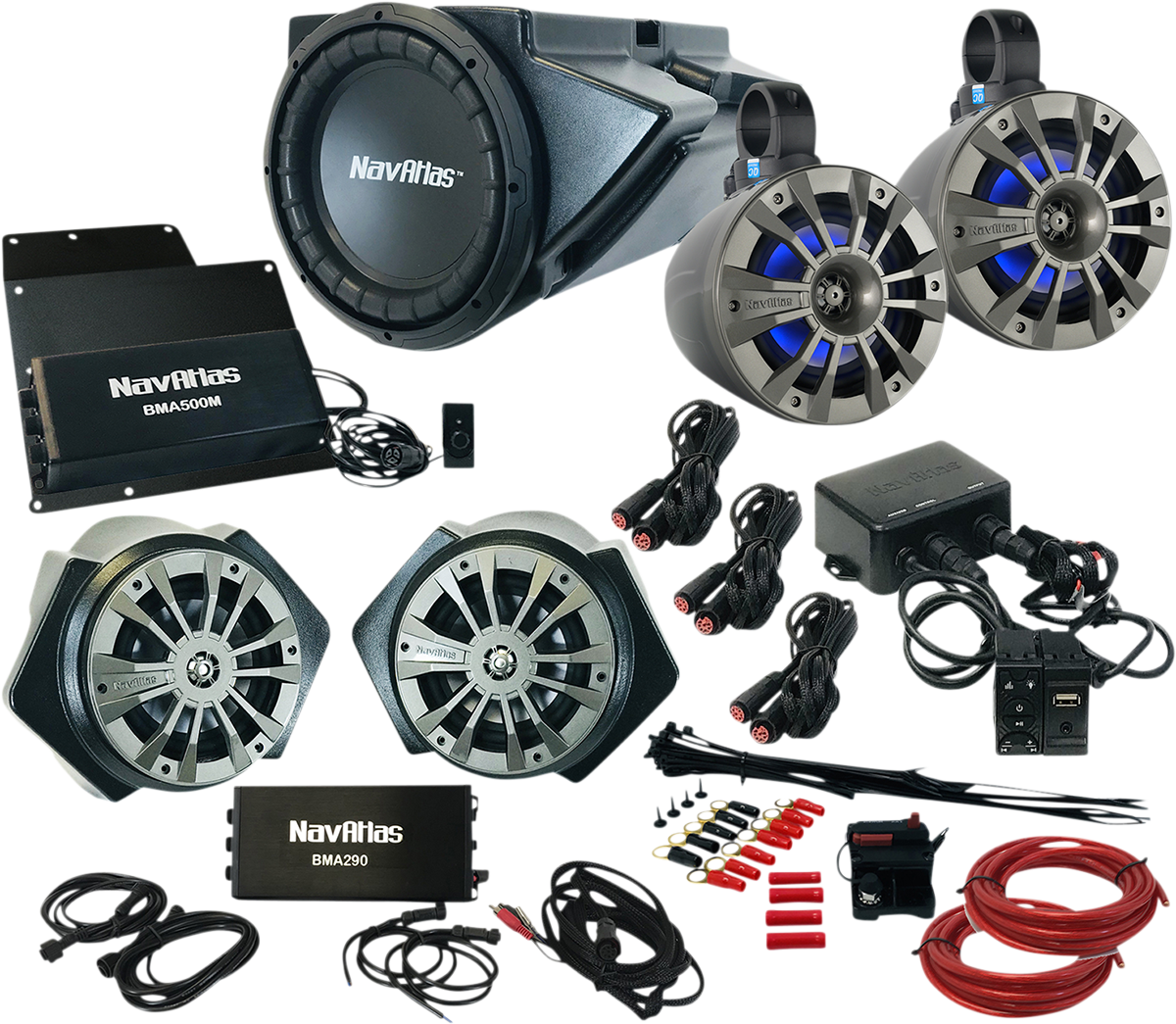 Kit de audio NAVATLAS - Zona 4 - RZR RZR2ZONE4 