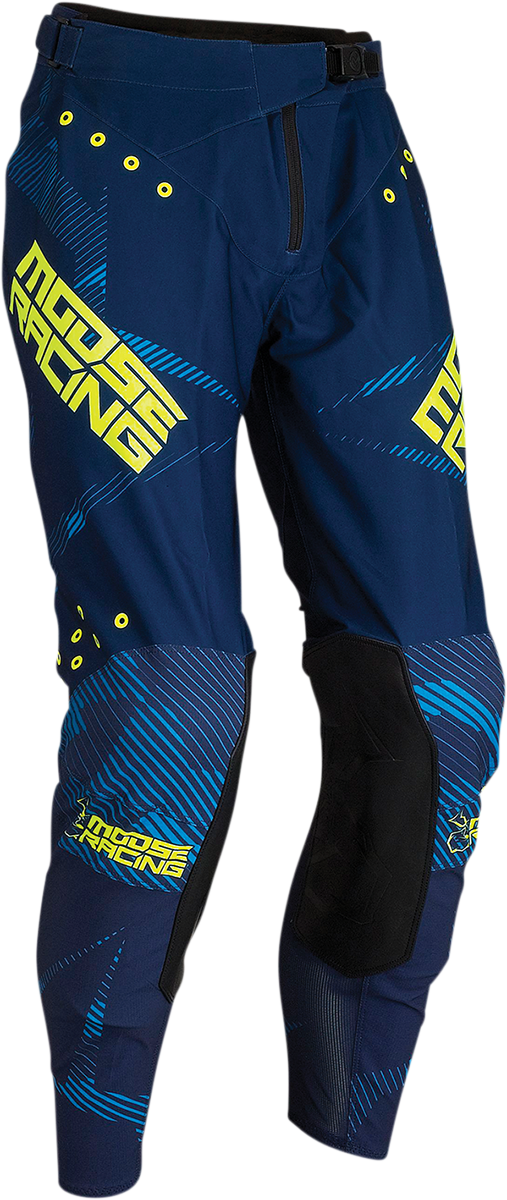 Pantalones Agroid MOOSE RACING - Azul marino/Alta visibilidad - 32 2901-9250 