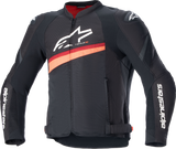 Chaqueta ALPINESTARS T-GP Plus R v4 Airflow - Negro/Rojo Fluo - Mediana 3300624-1030-M