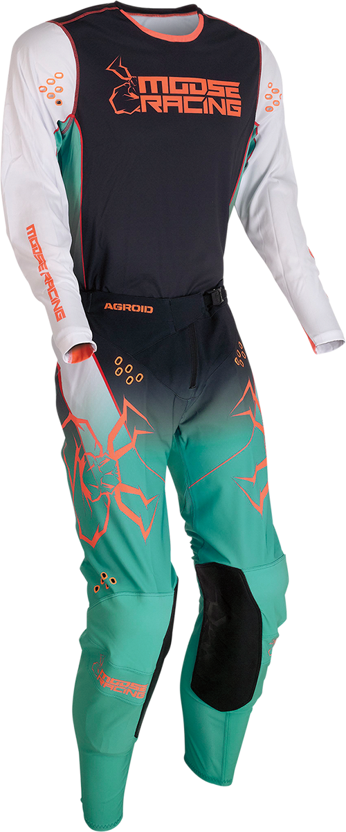 Pantalones Agroid MOOSE RACING - Verde azulado/Negro - 40 2901-10086