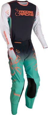 Pantalones Agroid MOOSE RACING - Verde azulado/Negro - 34 2901-10083