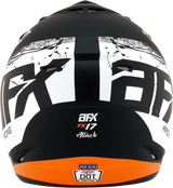 AFX FX-17 Motorcycle Helmet - Attack - Matte Black/Orange - XL 0110-7158