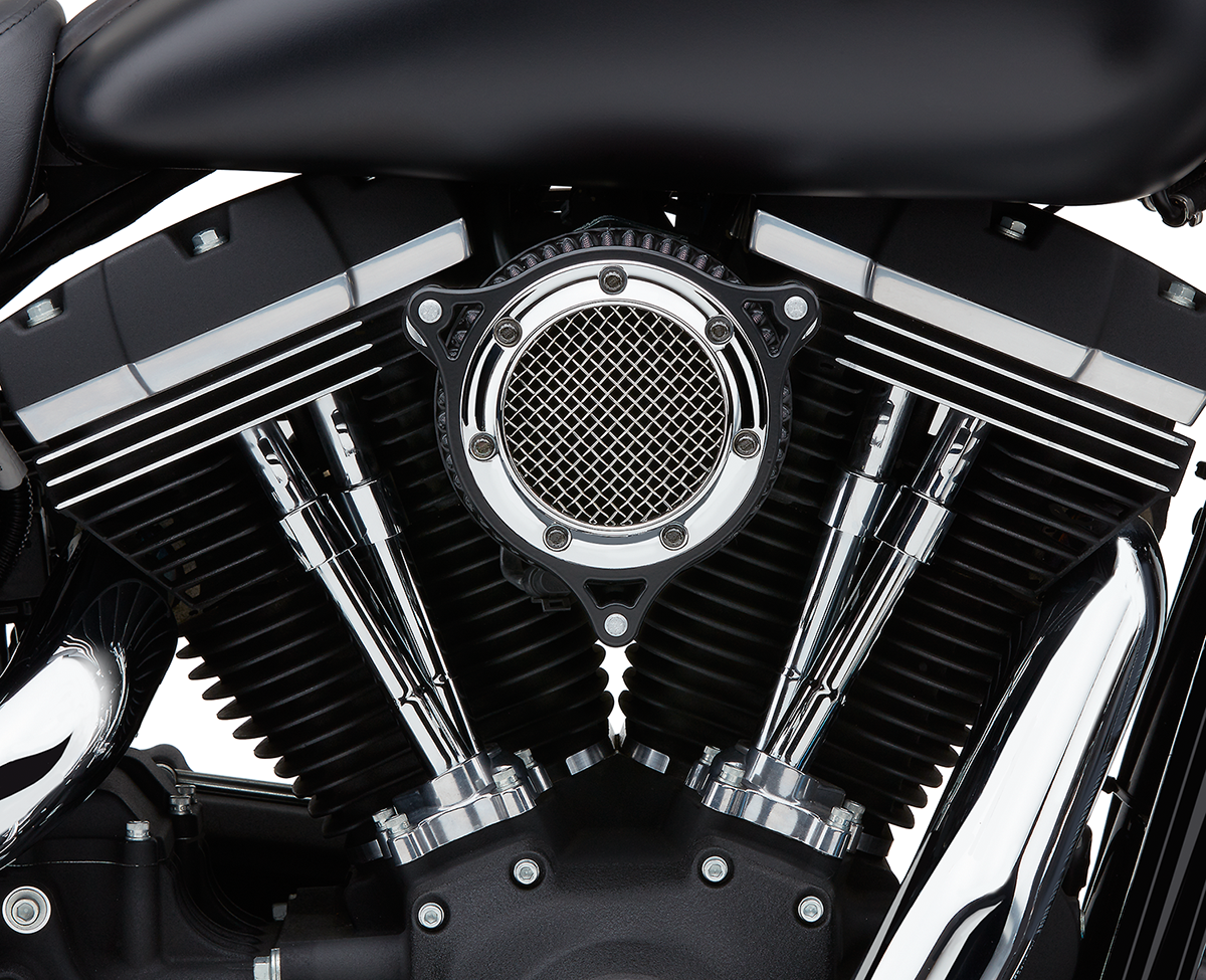 Purificador de aire COBRA - Cromo/Negro - XL 606-0103-05CB 