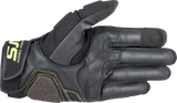 Guantes ALPINESTARS Halo - Negro Bosque/Amarillo Fluo - Grandes 3504822-6085-L