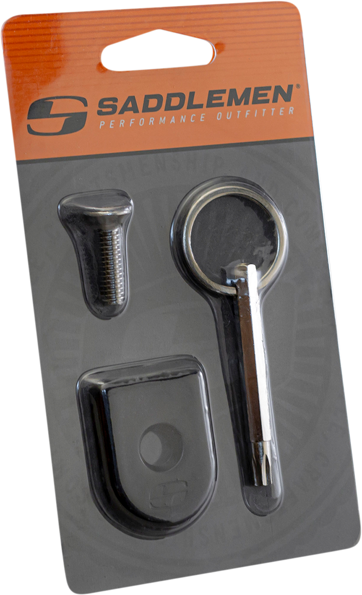 Tornillo de seguridad para asiento SADDLEMEN - Negro 8910B 