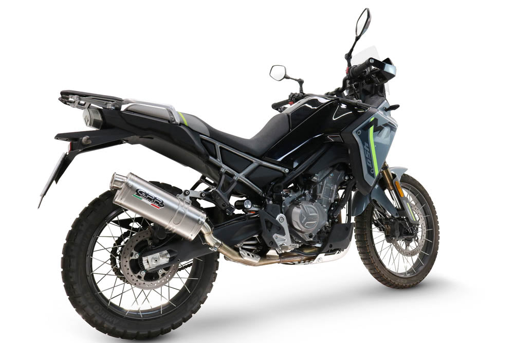 CF Moto 450 MT 2024-2026 Exhaust GPR Slip-on Dune Triovale Titanio - photo 2