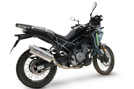 CF Moto 450 MT 2024-2026 Exhaust GPR Slip-on Dune Triovale Titanio - photo 2