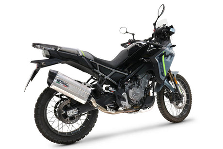 CF Moto 450 MT 2024-2026 Exhaust GPR Slip-on Hyper Sonic Titanium - photo 2