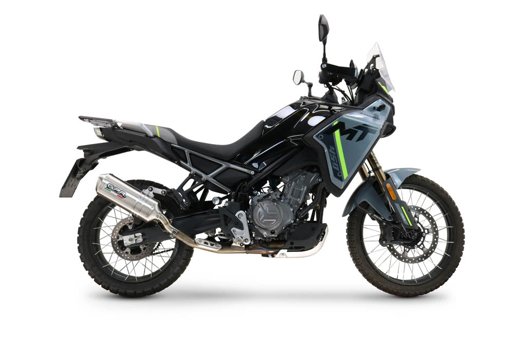 CF Moto 450 MT 2024-2026 Exhaust GPR Slip-on Satinox High Level
