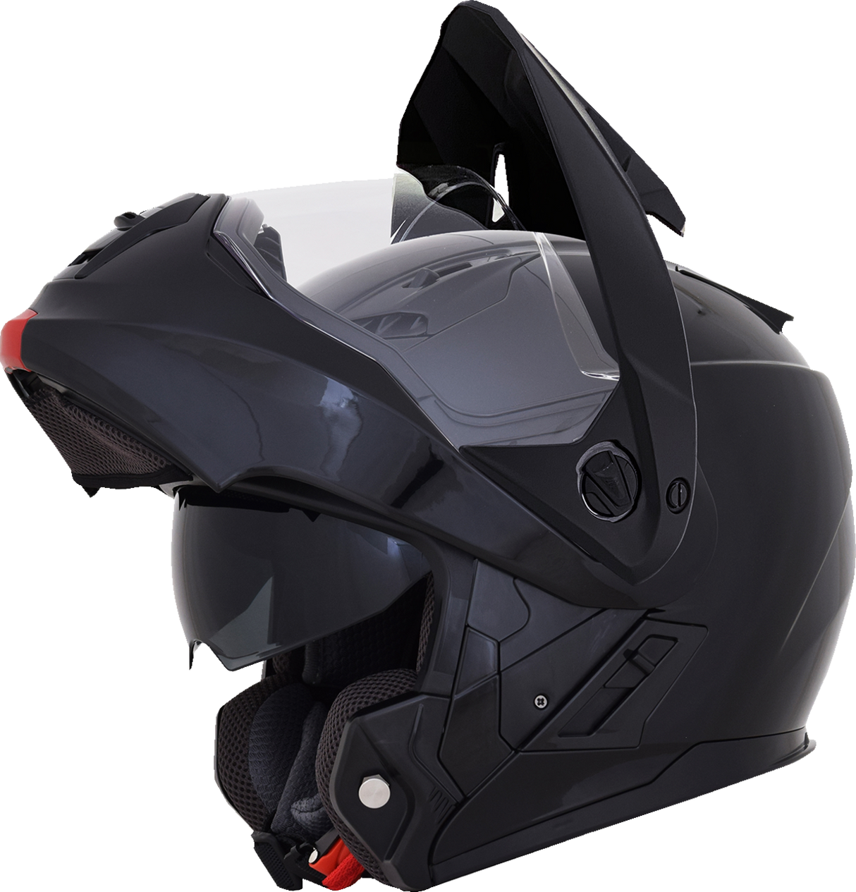 AFX FX-111DS Motorcycle Helmet - Gloss Black - Medium 0140-0128
