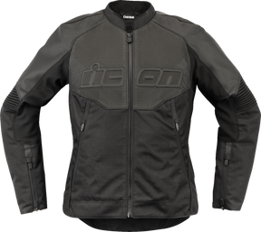 ICON Women's Overlord3™ Leather Jacket - Black - XL 28131086