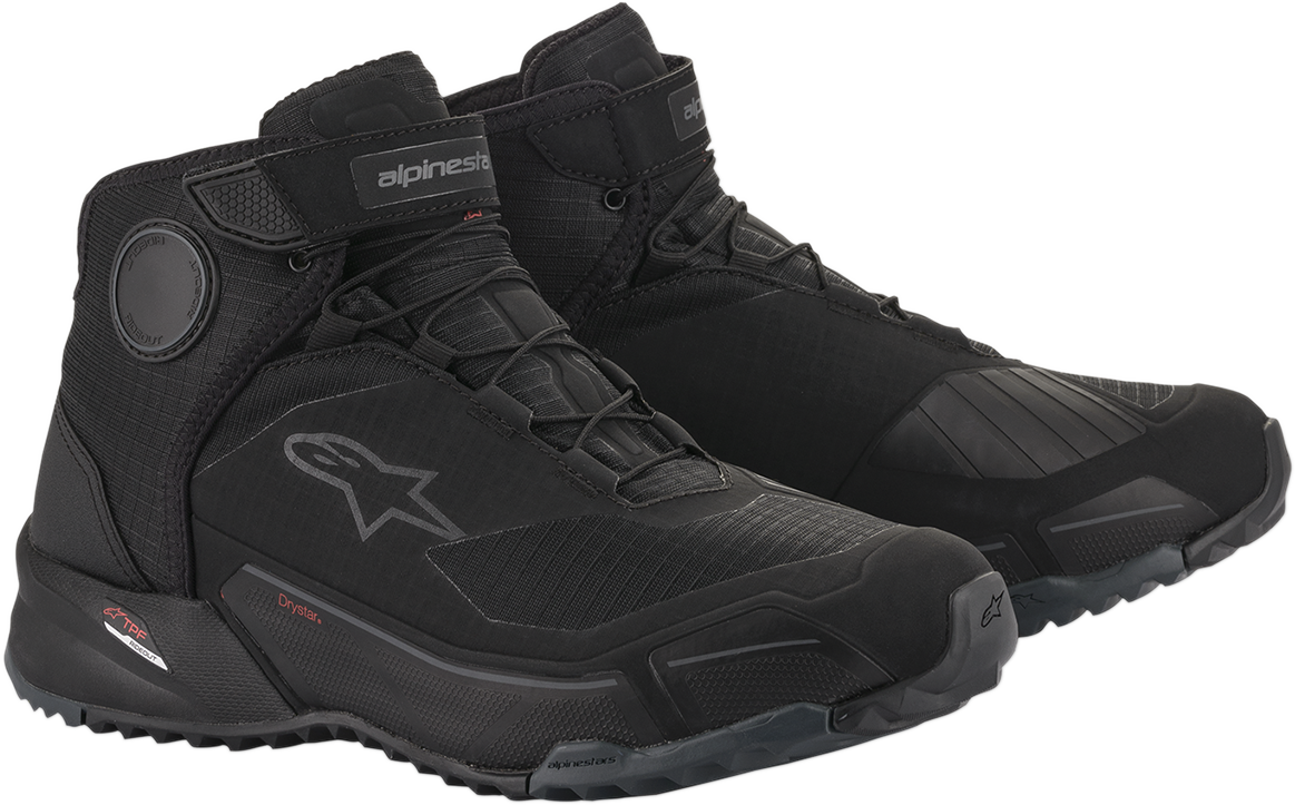 Zapatos ALPINESTARS CR-X Drystar® - Negro - Talla 10 de EE. UU. 2611820110010