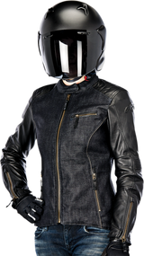 Chaqueta de cuero Stella Renee para mujer de ALPINESTARS - Negra - Talla 2 EE. UU. / 38 UE 3318013-10-38