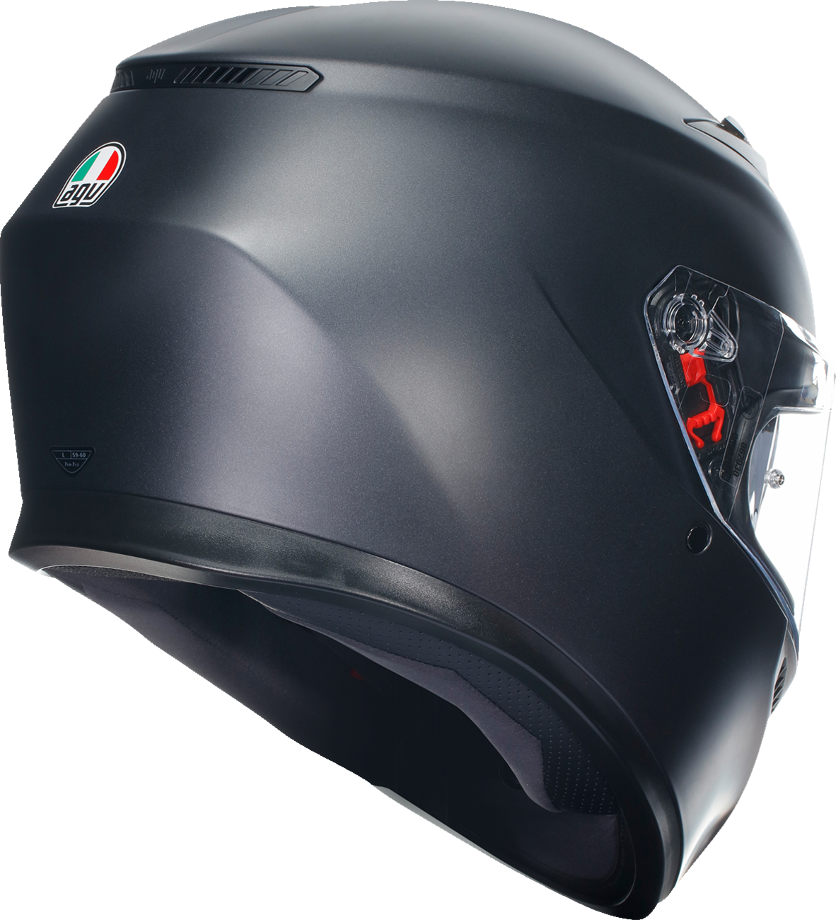 agv k3 bat black/gunmetal helmet AGV K3 Helmet - Matte Black