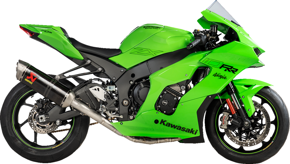 Escape Akrapovic Kawasaki ZX10R 2021-2025 Evolution Sistema completo en fibra de carbono S-K10E10-RC
